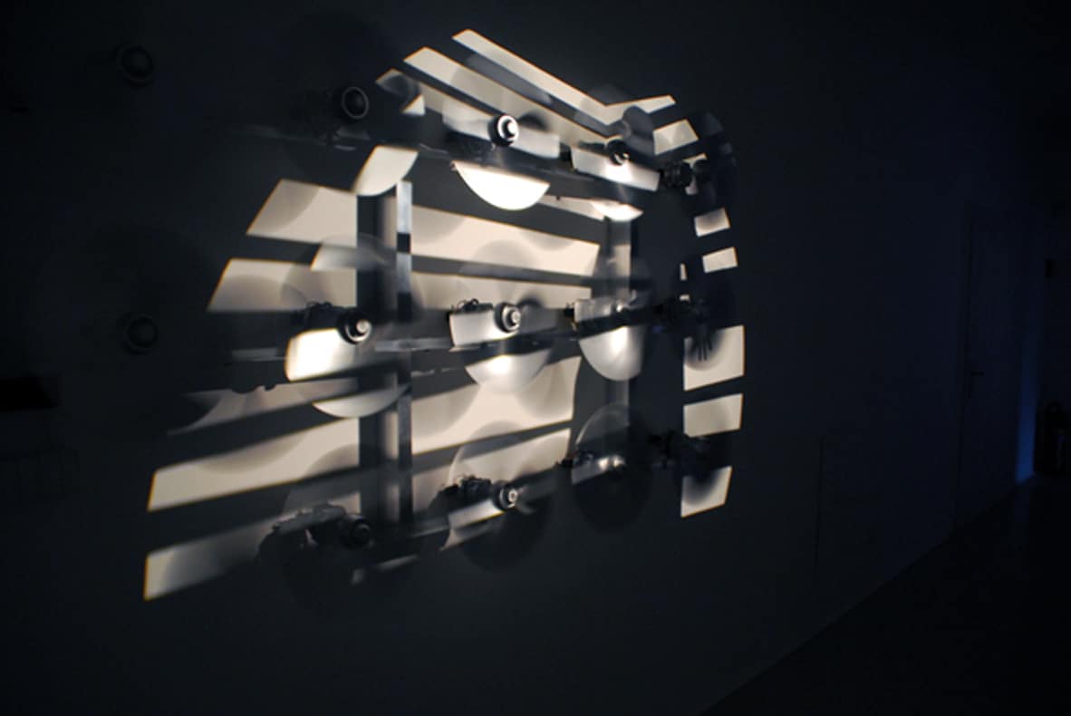 Künstler Friedrich Biedermann- Spacelens02- 2011 Installation Marcus Izmir- Detailansicht3