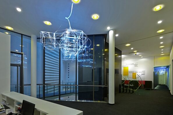 Künstler Friedrich Biedermann- Bena- Office Eingang 17112014