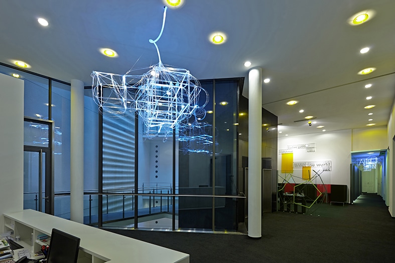 Künstler Friedrich Biedermann- Bena- Office Eingang 17112014